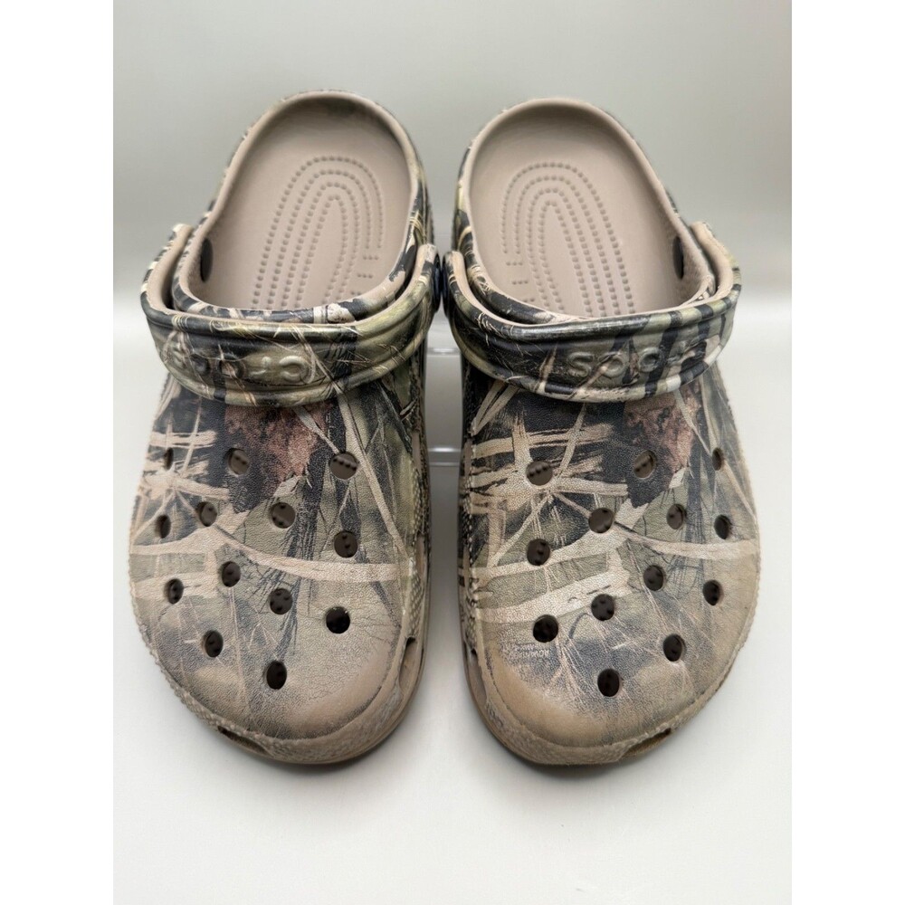 CROCS Classic Clog Camo Comfort slide Big Kids Size J6